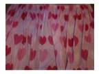 Pink Heart Curtains - excellent condition BARGAIN. Used....